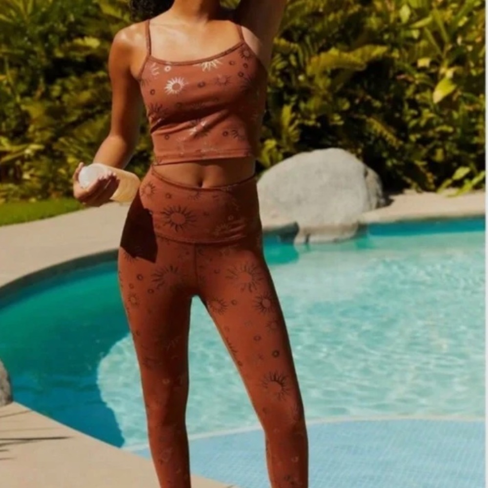 Beyond Yoga Sun Print Leggings